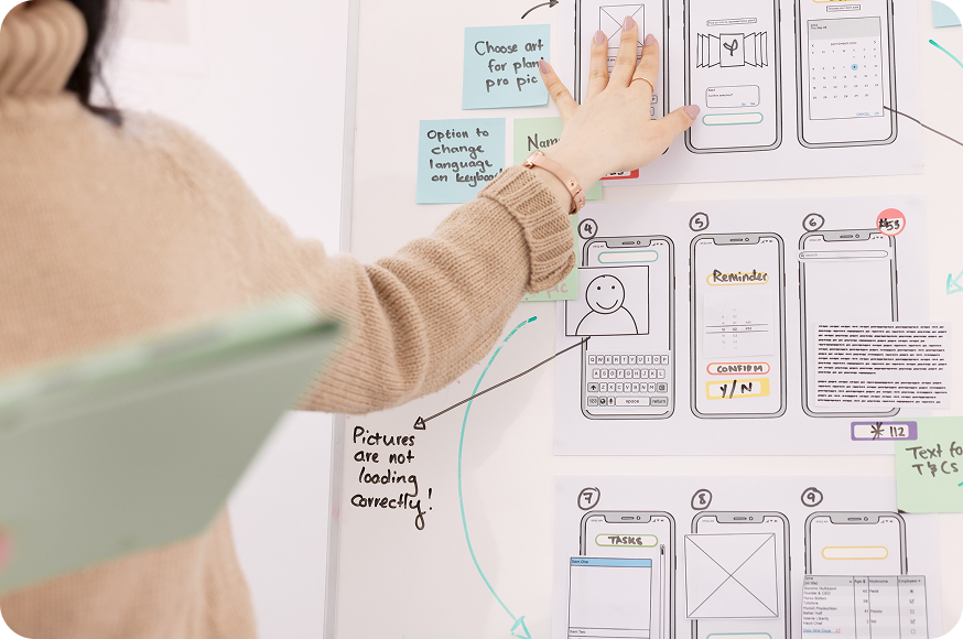 MVP development service by Zimozi: Design