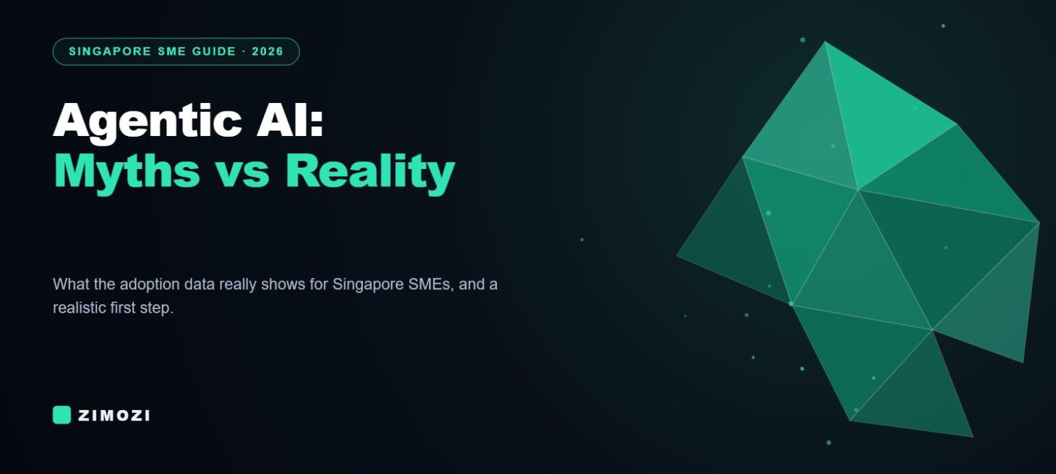 Agentic AI for Singapore SMEs: myths vs reality feature graphic